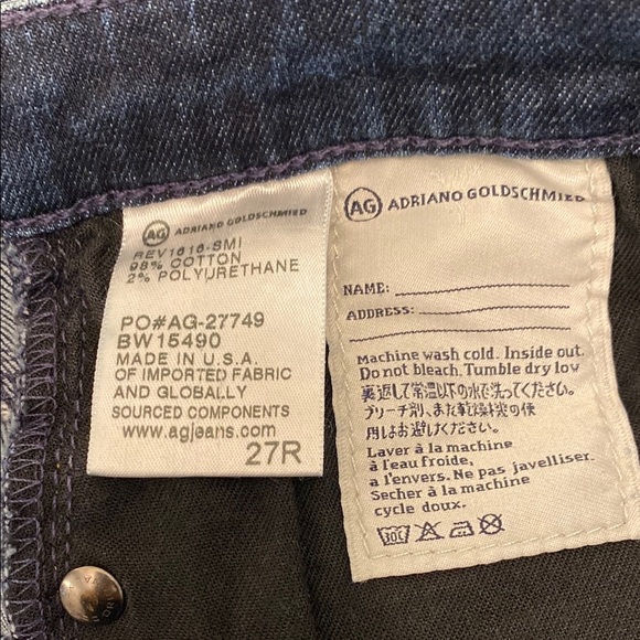 AG Adriano Goldschmied Jeans | The Harper Essential Straight Medium Wash Size 27 - Picture 7 of 9